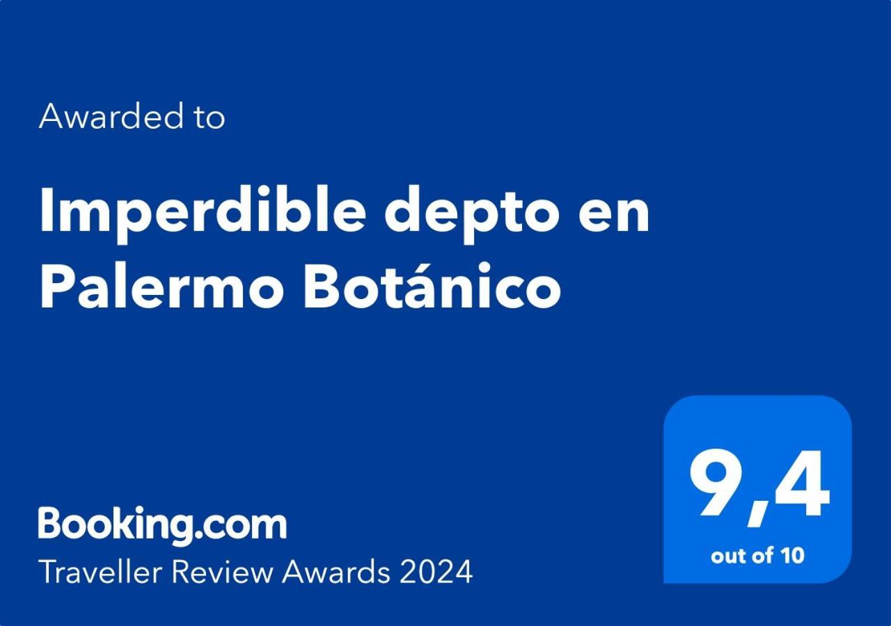Ferienwohnung Imperdible En Palermo Botanico La Rural Seguridad 24Hs Buenos Aires Exterior foto